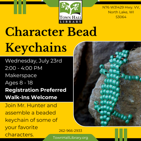 Character Bead Keychains