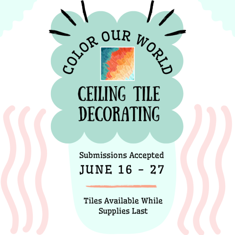 Ceiling Tile Decorating