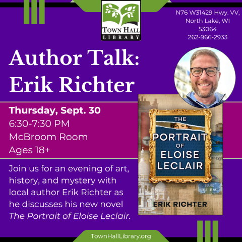 Author Talk: Erik Richter