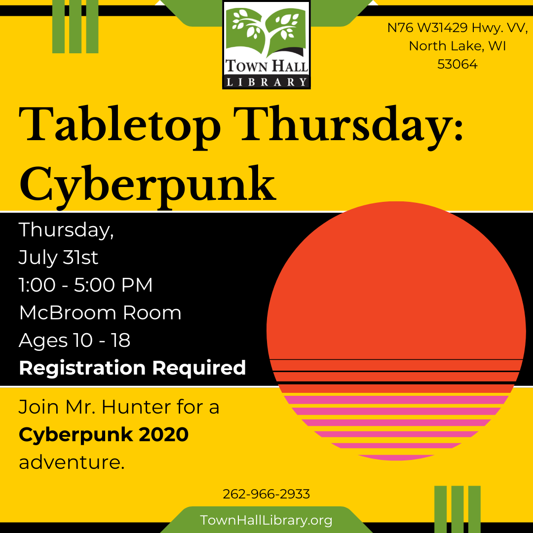 Tabletop Thursday: Cyberpunk