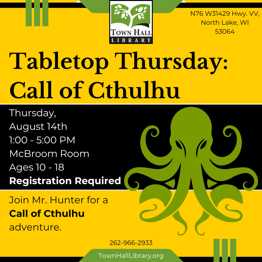 Tabletop Thursday: Call of Cthulhu